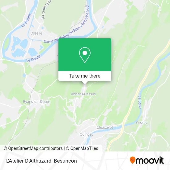 L'Atelier D'Althazard map