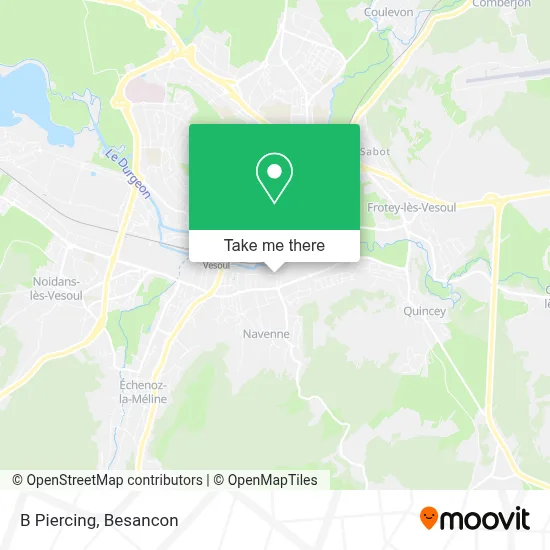 B Piercing map