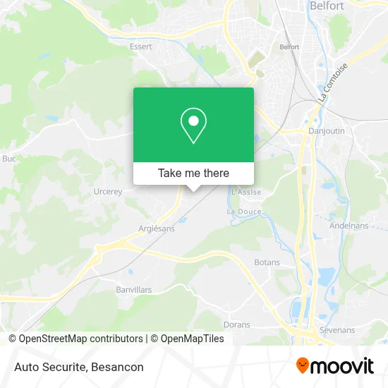 Auto Securite map