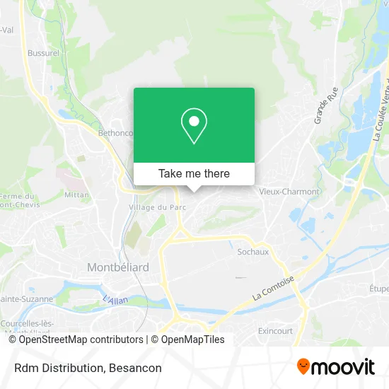 Rdm Distribution map