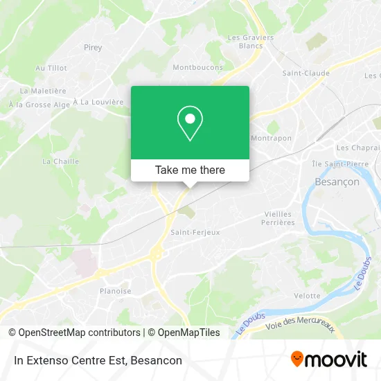 In Extenso Centre Est map