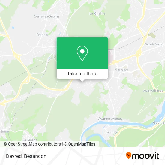 Devred map
