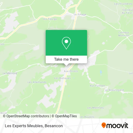 Les Experts Meubles map