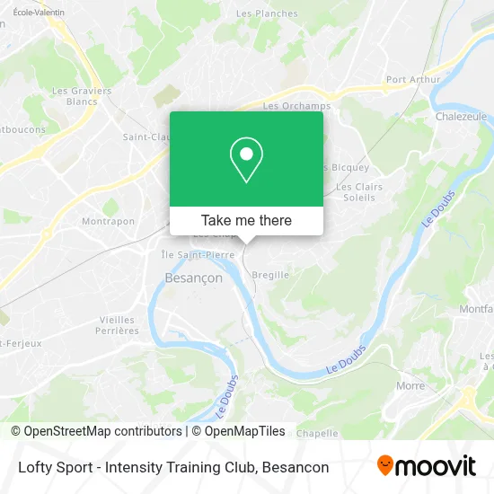Lofty Sport - Intensity Training Club map