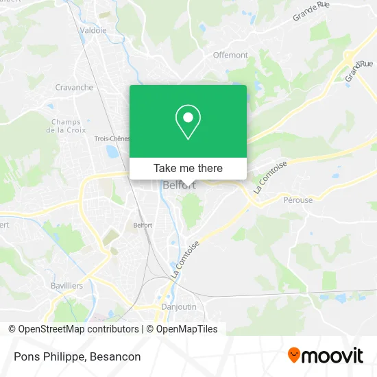 Pons Philippe map