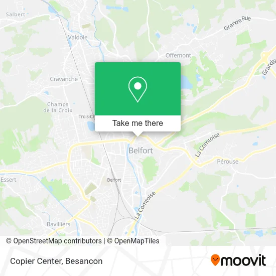 Copier Center map