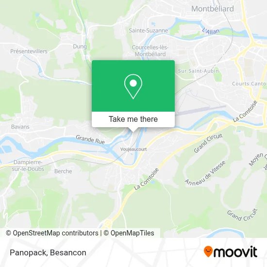 Panopack map