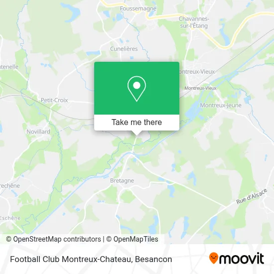 Football Club Montreux-Chateau map