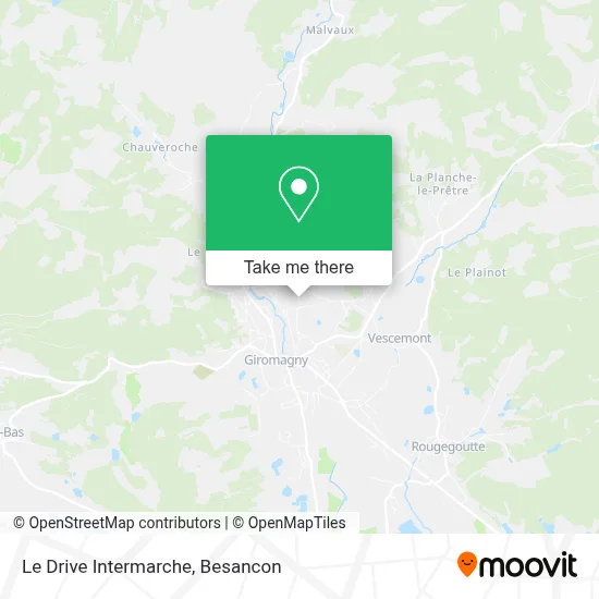 Le Drive Intermarche map