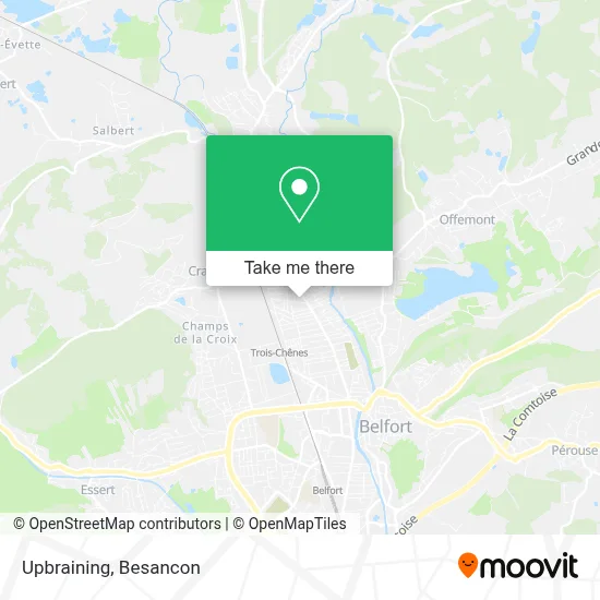 Upbraining map
