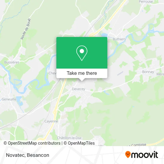 Novatec map