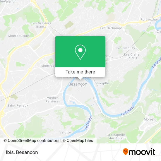 Ibis map