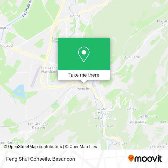 Feng Shui Conseils map