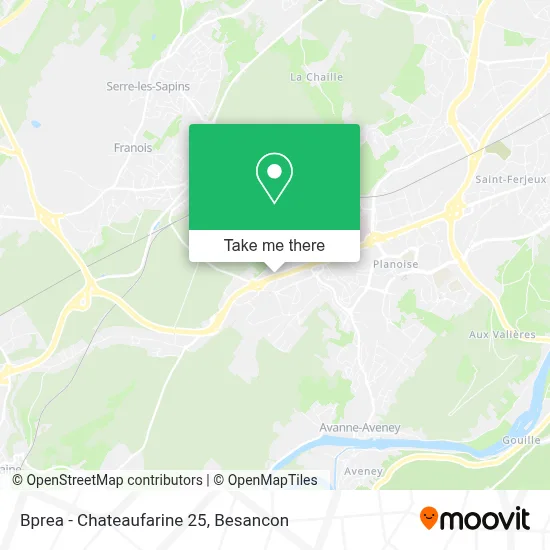 Bprea - Chateaufarine 25 map