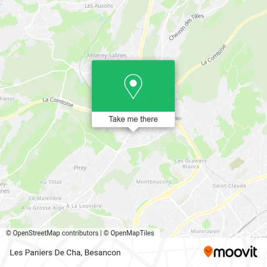 Les Paniers De Cha map
