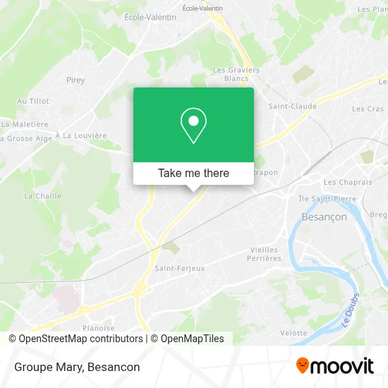 Groupe Mary map