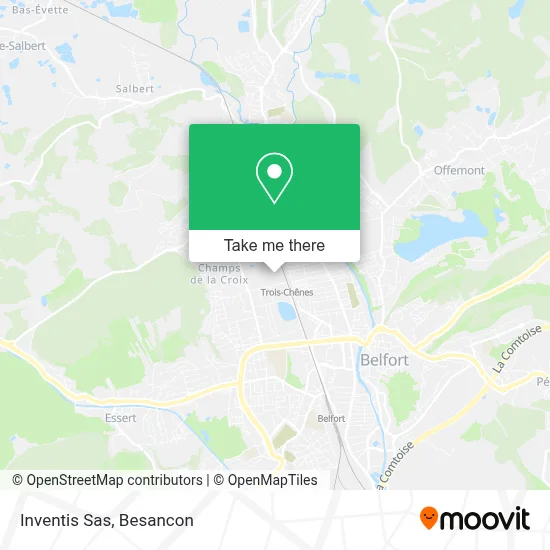 Inventis Sas map