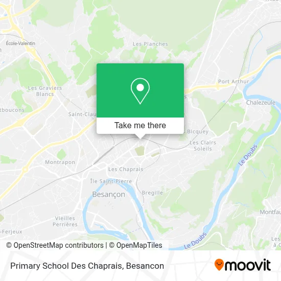 Primary School Des Chaprais map