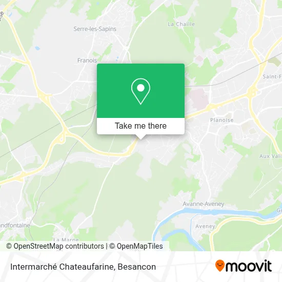 Intermarché Chateaufarine map