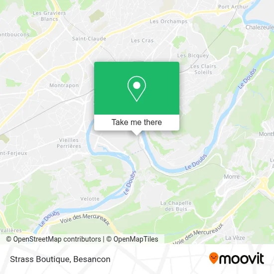 Strass Boutique map