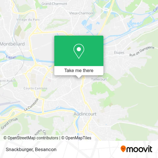 Snackburger map