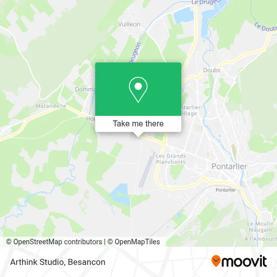 Arthink Studio map