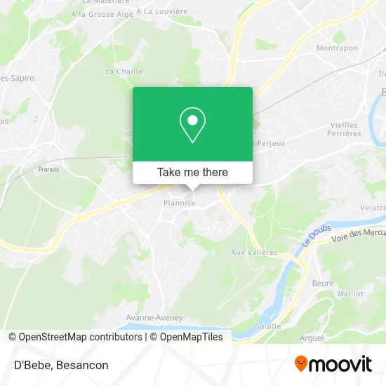 D'Bebe map