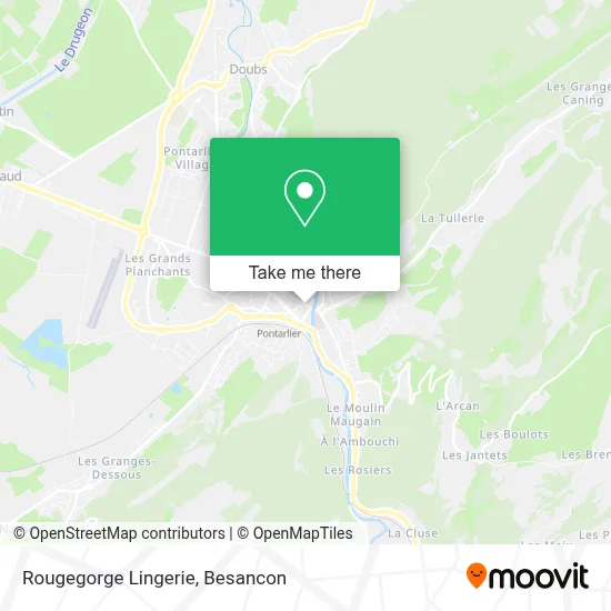 Rougegorge Lingerie map