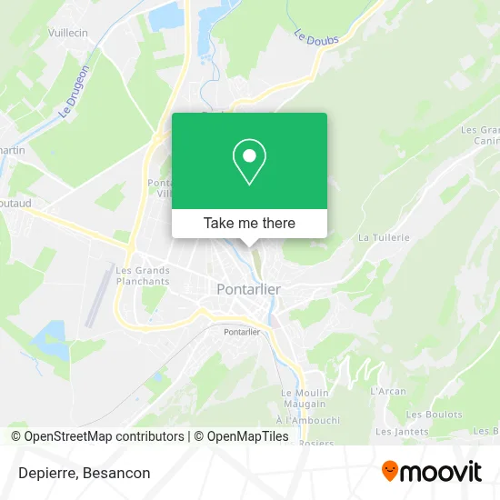 Depierre map