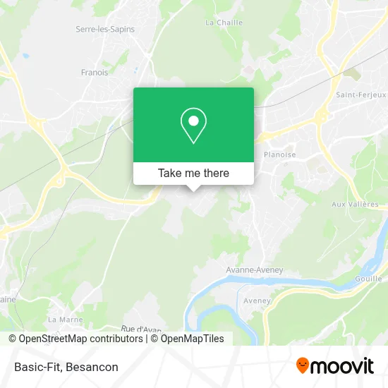 Basic-Fit map