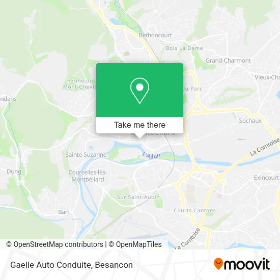 Gaelle Auto Conduite map