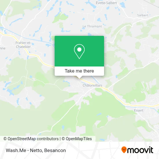 Wash.Me - Netto map