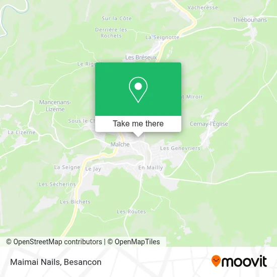 Maimai Nails map