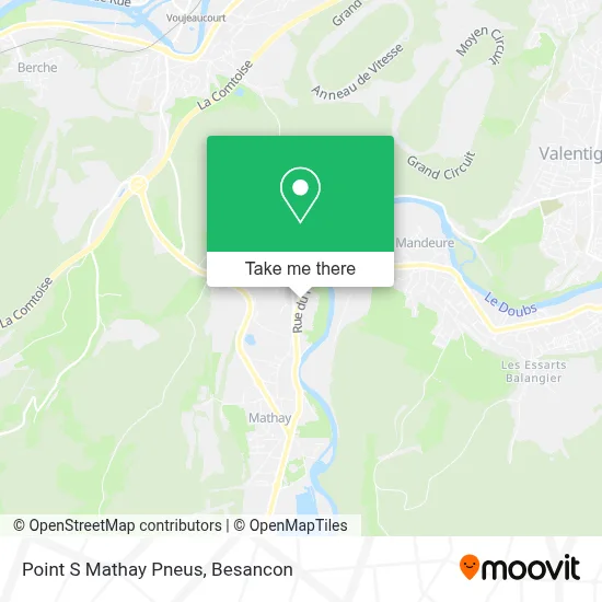 Point S Mathay Pneus map