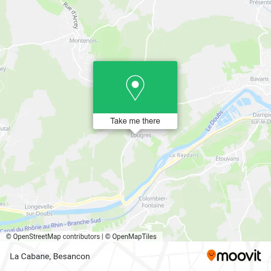 La Cabane map