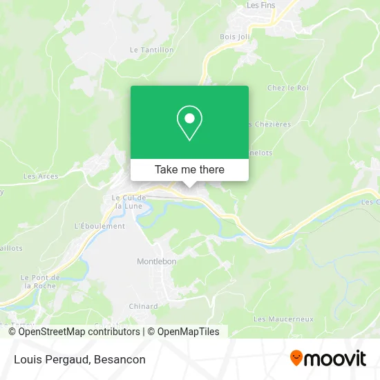 Louis Pergaud map