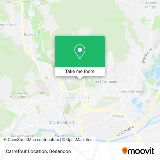 Carrefour Location map
