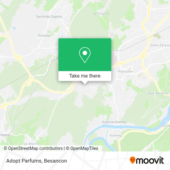 Adopt Parfums map