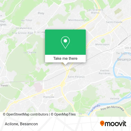 Acilone map