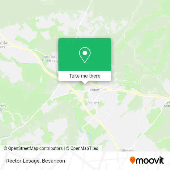 Mapa Rector Lesage