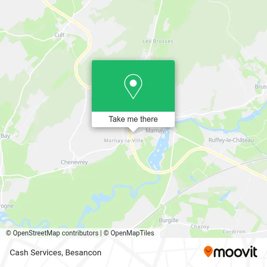 Cash Services map