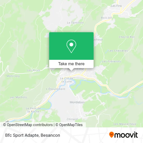 Bfc Sport Adapte map