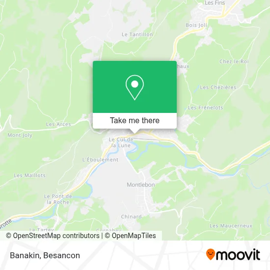 Banakin map
