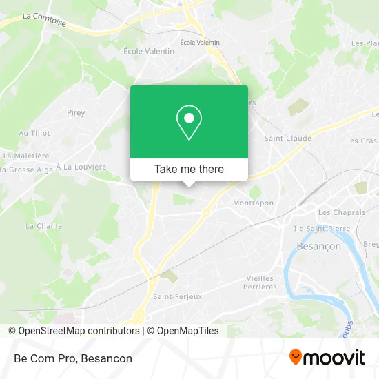 Be Com Pro map