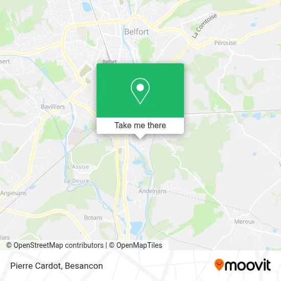 Pierre Cardot map