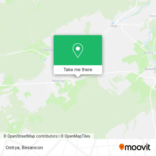 Ostrya map