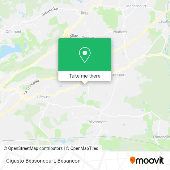 Cigusto Bessoncourt map