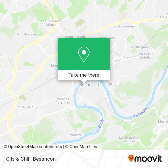 Cils & Chill map