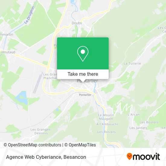 Agence Web Cyberiance map