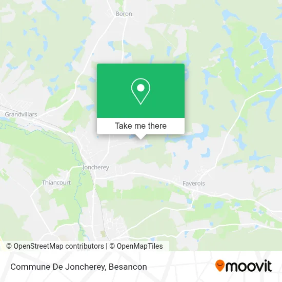 Commune De Joncherey map